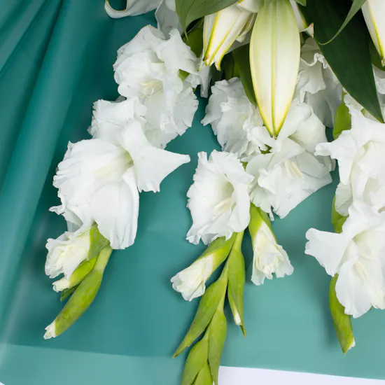 Floward Caramel Chocolates | White Blooms