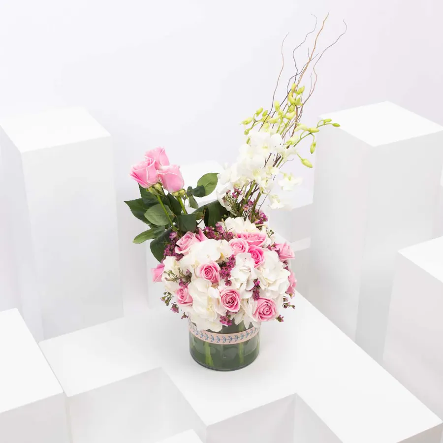Joy Flowers | Cylinder Vase  1