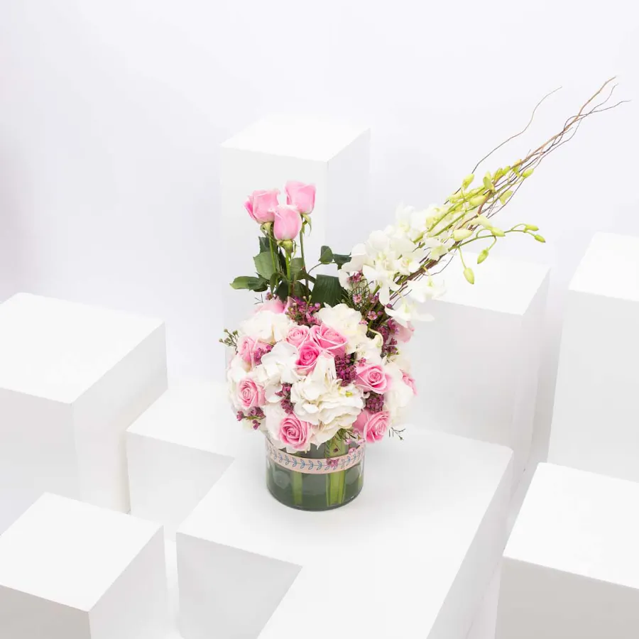 Joy Flowers | Cylinder Vase  2
