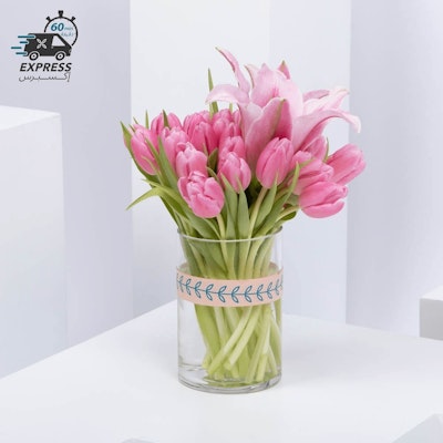 Pink tulip