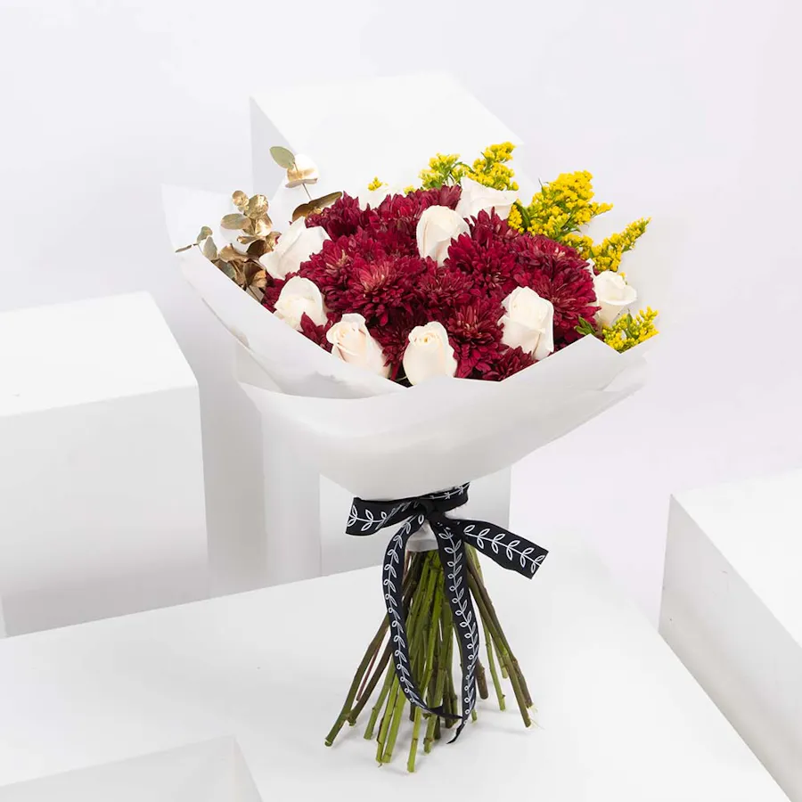 Harmony in Bloom | White Wrap 1