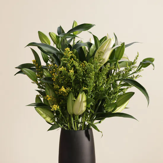 Timeless Attractive White Lily Vase