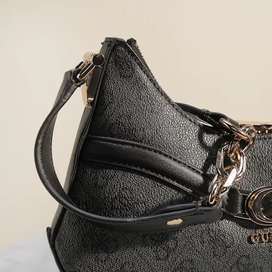 Guess Grey Dea Crossbody Top Zip Women’s Bag