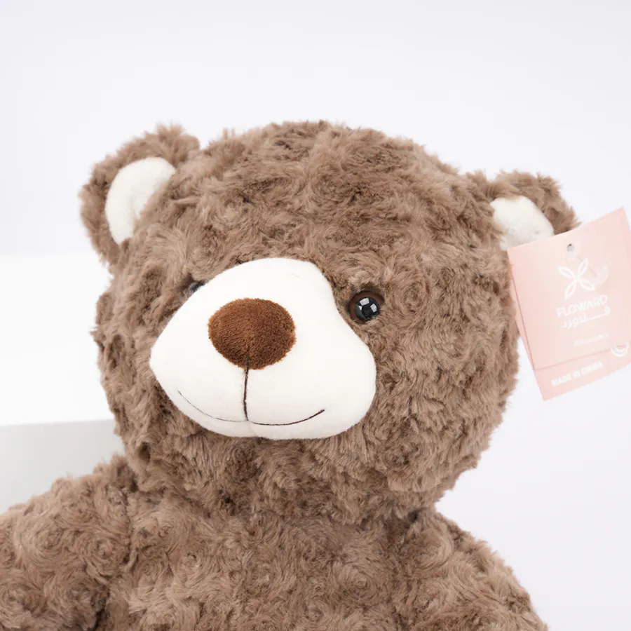 Floward Koki Bear with 12 Yellow Roses Bouquet 4