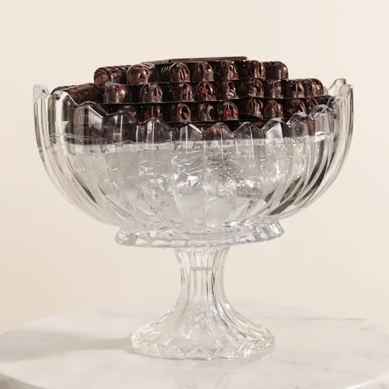 Haven Chocolate Bourgeoise Chocolates Crystal Tray