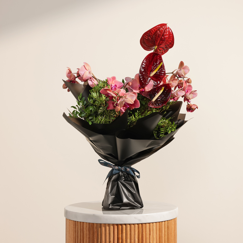 Coral Beauty Flower Bouquet