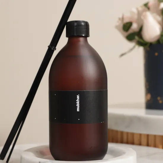 Mubkhar Nordic Frost Reed Diffuser | Soft Flowers