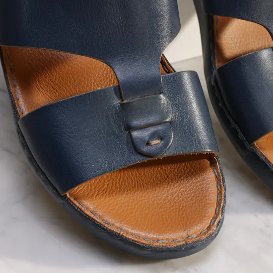 Alshal Stefano Barella Navy Blue Slippers