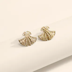 Siran by Iram Beautiful Filigree Gold Women's Earrings