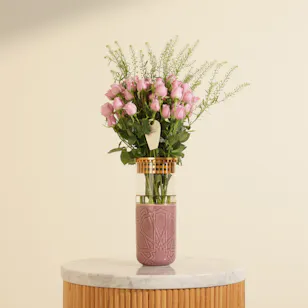 Otantik Luxury Majlis Purple Flower Vase