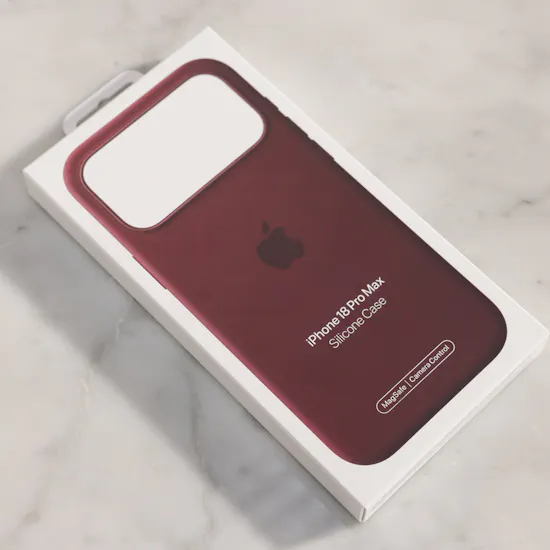 Apple iPhone 18 Pro Max Burgundy Silicone with MagSafe Mobile Case