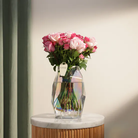 Blush Symphony Rose Vase