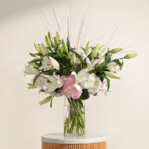 Hydrangea & Lilies | Flowers Vase