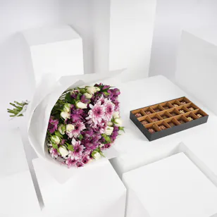 Abucci Chocolate Small Box | Beautiful Flowers