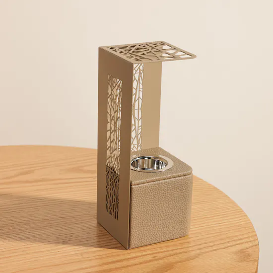 Cascades Decorative Square Metal incense Burner
