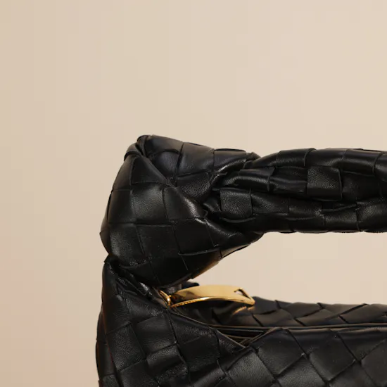 Bottega Veneta Black Mini Jodie Leather Women’s Bag