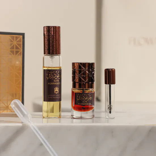 Abdul Samad Al Qurashi Elite Agarwood Oil Collection | Congratulations Flower Bouquet