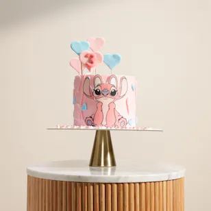 Floward Lilo & Stitch Pink Customizable Age Cake