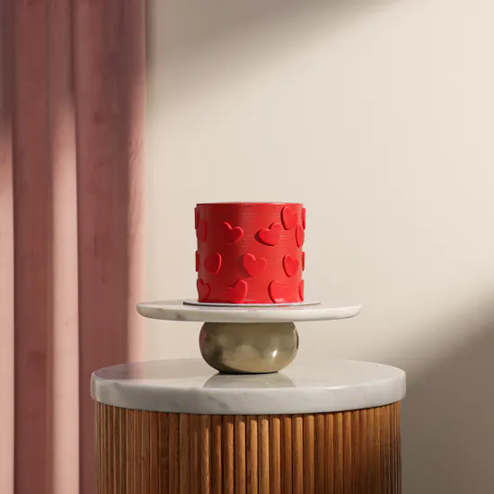 Cle Bakery Red Hearts Cake