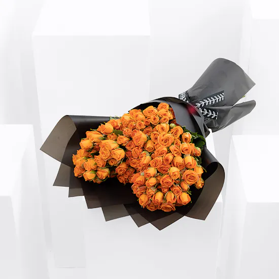 Orange Baby Roses