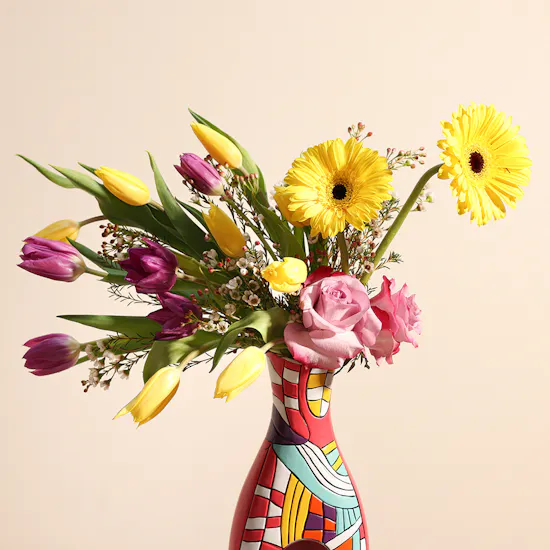 Splendid Spring Flower Vase
