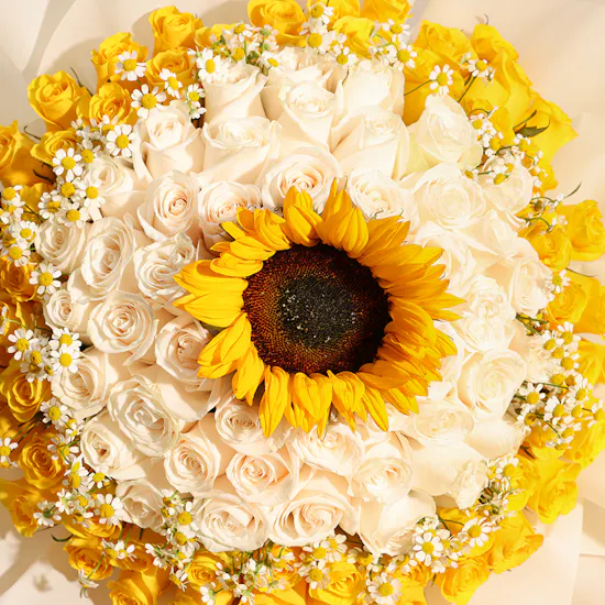 Golden Radiance Bouquet