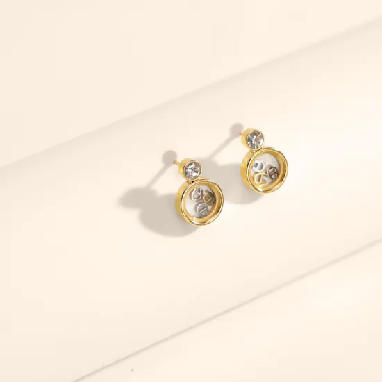 Aigner Fina Gold Plated Women's Earrings