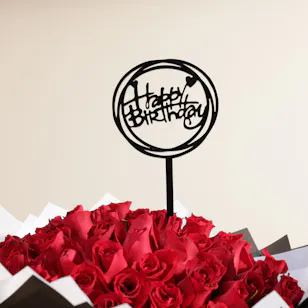 100 Roses Birthday Bouquet