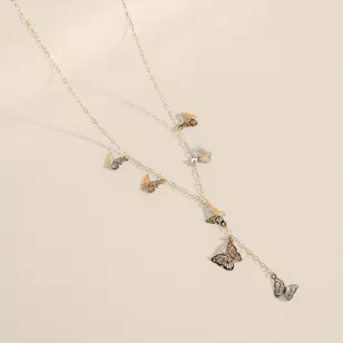 Miss L' by L'azurde Butterfly Chain Necklace Miss L' by L'azurde Butterfly Chain Necklace
