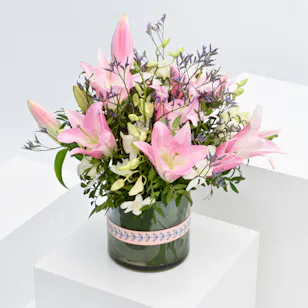 Delicate Wishes Pink Vase