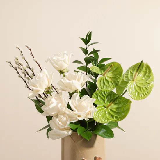 Elegant Flowers Vase