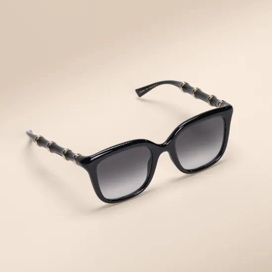 Gucci Square Black Women's Sunglasses