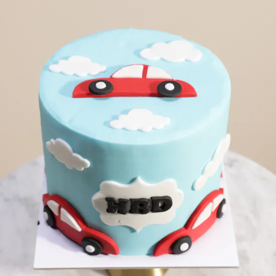 Floward Red Car Premium Birthday Cake