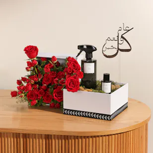Mubkhar Rose Box | Red Roses
