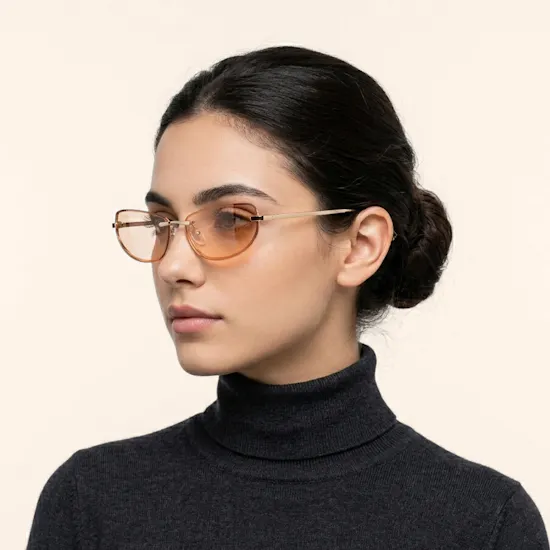 Le Specs Bubbles Wrap Gold Women's Sunglasses