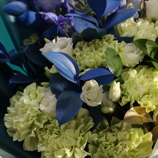 Blue Serenity Flower Bouquet
