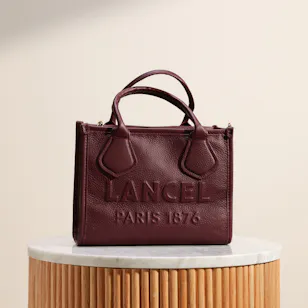 Lancel Jour De Lancel Small Tote Cassis Color Bag