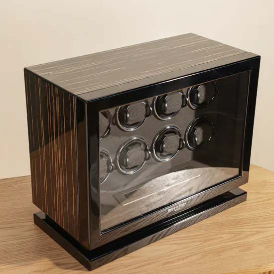 Heisse & Söhne Rome 8 Ebony Watch Winder