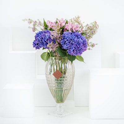 Royal Purple Hydrangea Vase
