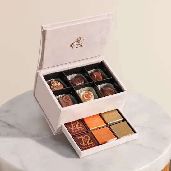 Godiva Mini Pink Luxury Velvet Box