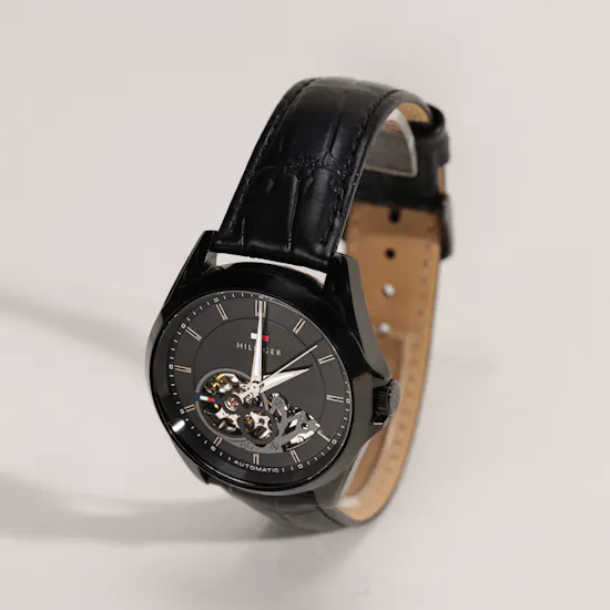 Tommy Hilfiger Black Baker Analogue Men's Watch
