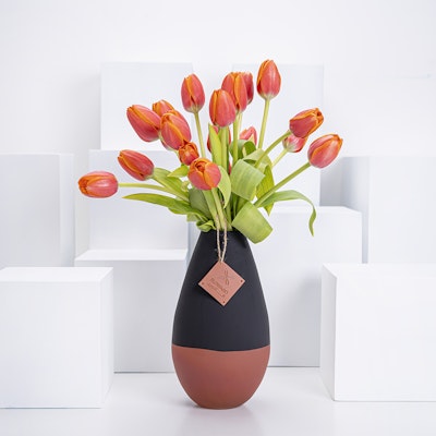 Delicate Tulips Vase