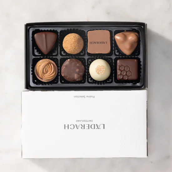 Läderach Praline and Truffle Assorted Petite Chocolate Box