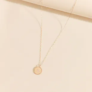 Midad Capricorn Gold Necklace with Diamond