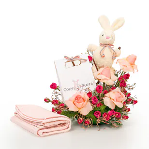 Cozy Bunny Girl Set | Pretty in Pink Cozy Bunny Girl Set | Pretty in Pink