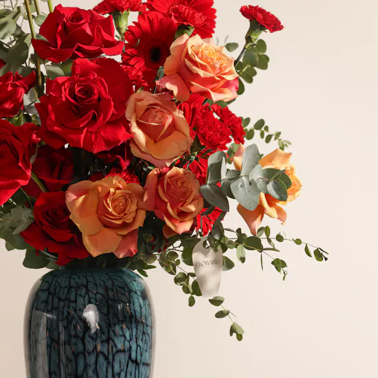 Sunset Glow Flower Vase