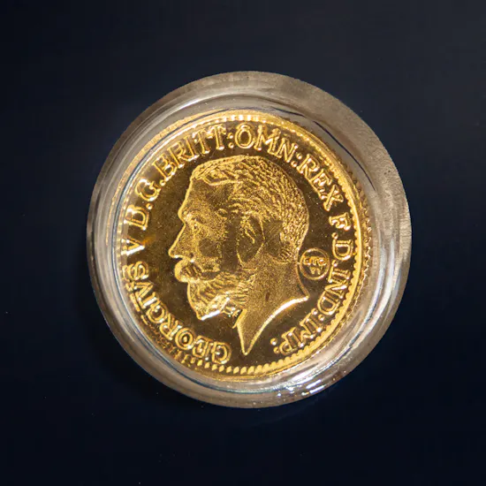 BTC King George Gold Coin
