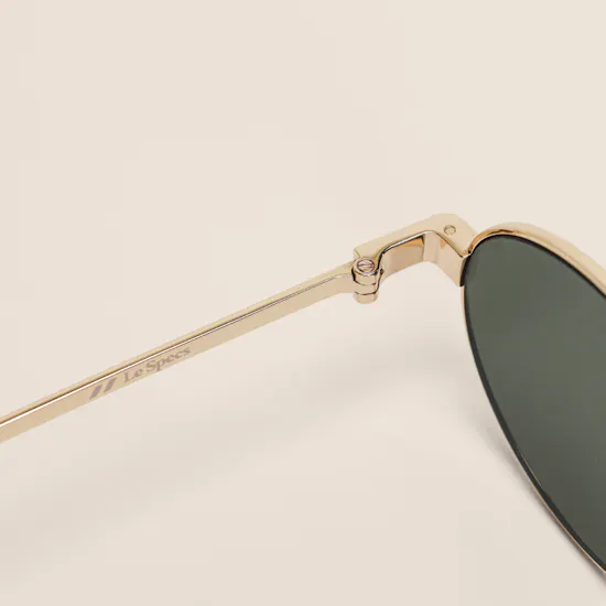 Le Specs Poseidon Deux Gold Khaki Mono Unisex Sunglasses