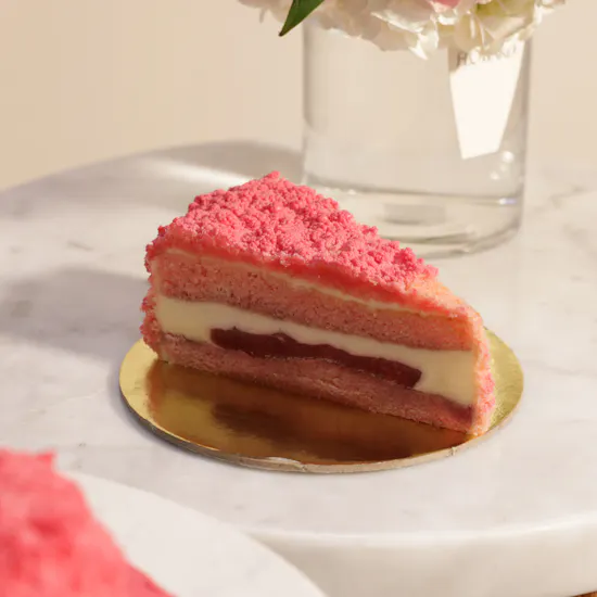 Sweet Atelier Love Pink Heart Cake | Happiest Flowers Vase