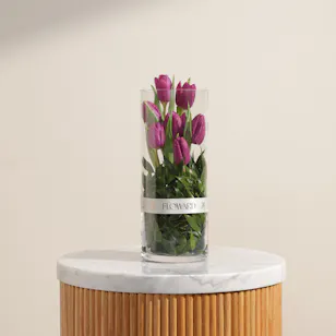 Velvet Harmony Flower Vase